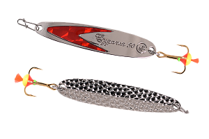 Блесна вертикальная ECOPRO Судачья красн.флекс, 50мм, 6г, SB/SRF