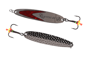 Блесна вертикальная ECOPRO Судачья красн.флекс, 65мм, 12г, SB/SRF