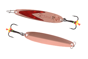 Блесна вертикальная ECOPRO Судачья красн.флекс, 70мм, 15г, CRF