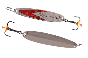 Блесна вертикальная ECOPRO Судачья красн.флекс, 50мм, 6г, SRF