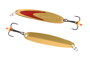 Блесна вертикальная ECOPRO Судачья красн.флекс, 70мм, 15г, GRF