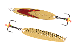 Блесна вертикальная ECOPRO Судачья красн.флекс, 60мм, 10г, GB/GRF