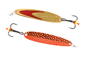 Блесна вертикальная ECOPRO Судачья красн.флекс, 70мм, 15г, OB/GRF