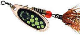  . Mepps BLACK FURY MOUCHE,  00, Copper/Chartreuse