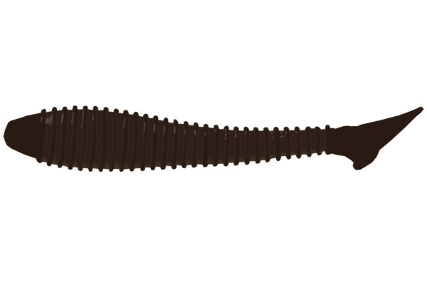 Мягк.приманки LureMax SEEKER 2,5&apos;&apos;/6,3см, LSSK25-006 Black (10 шт.)