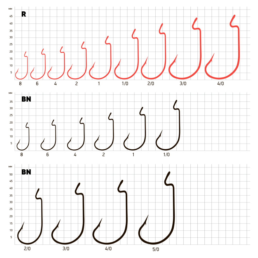 Крючки офсетные Saikyo BS-2312 Offset Worm