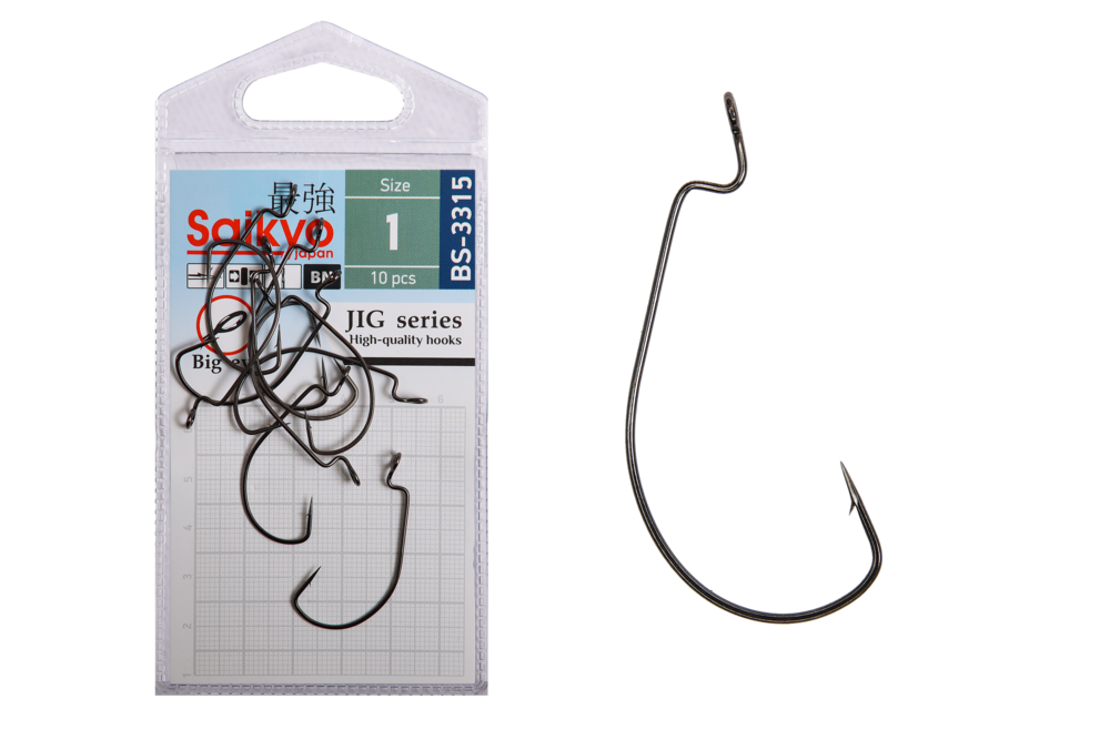 Крючки офсетные Saikyo BS-3315 Offset Hook