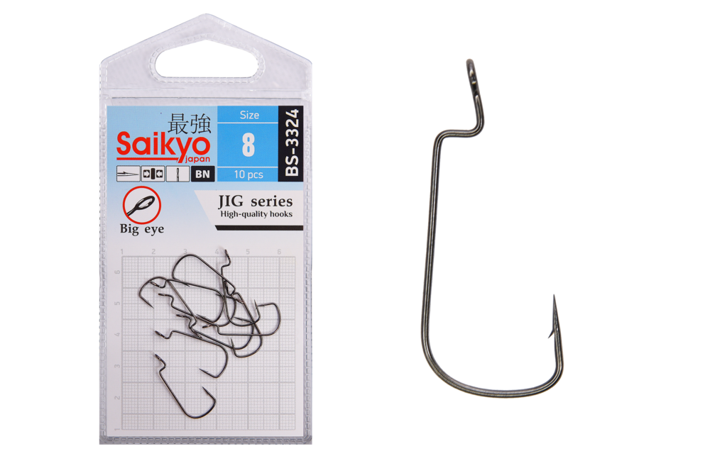 Крючки офсетные Saikyo BS-3324 Offset Hook