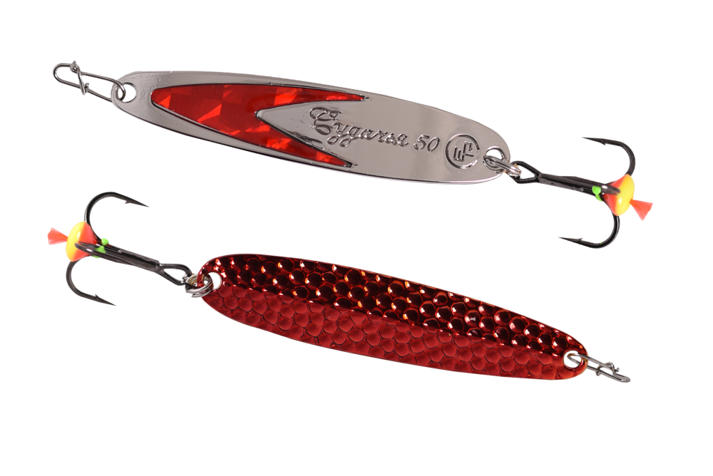 Блесна вертикальная ECOPRO Судачья + красный флекс