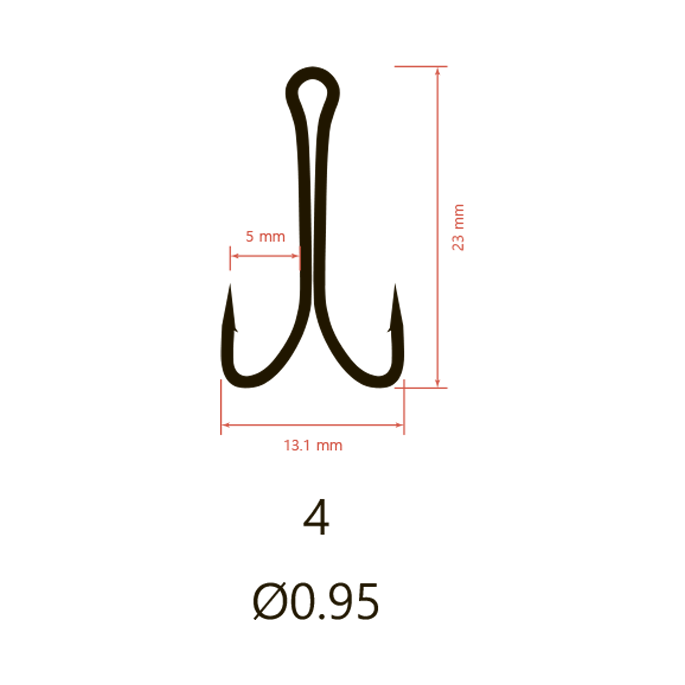 Крючки двойные Saikyo KH-11041 Double Hook (B-Normal Shank)