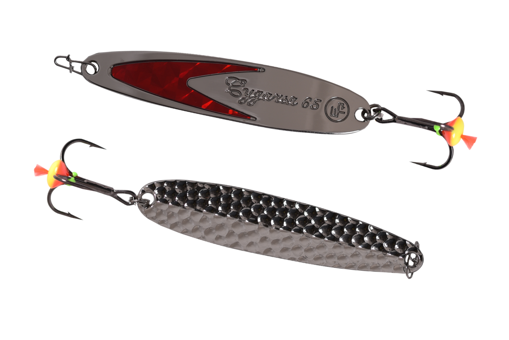 Блесна вертикальная ECOPRO Судачья + красный флекс