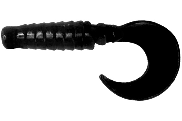 Мягк.приманки LureMax EBISU 3&apos;&apos;/7,5см, LSE25-006 Black (10 шт.)