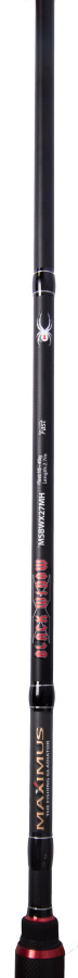 Удилище спин. Maximus BLACK WIDOW -X  24ML 2,4 m 7-25 g 8-18 lb