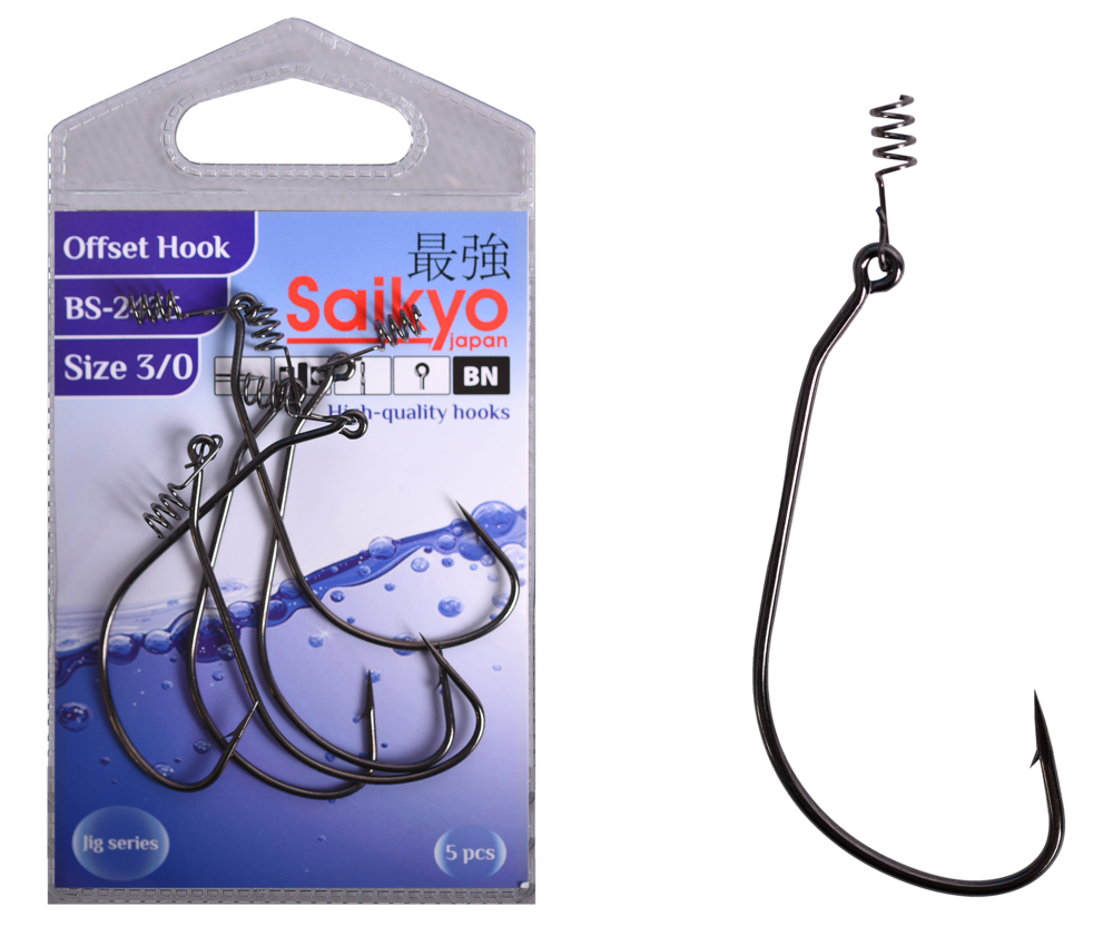 Крючки офсетные Saikyo BS-2435 Offset Hook