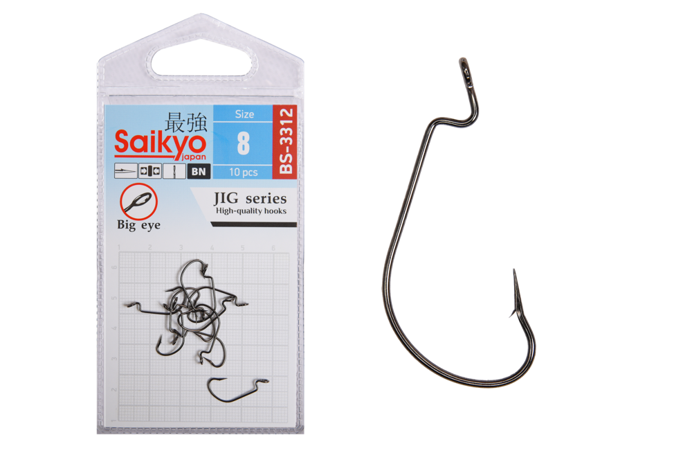 Крючки офсетные Saikyo BS-3312 Offset Hook