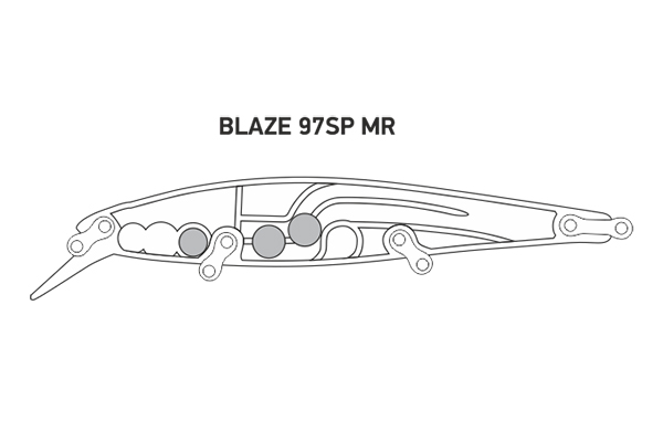 Воблер LureMax BLAZE  97SP MR-057 10г. суспендер