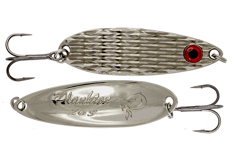Блесна колеблющаяся LureMax Plankton 68мм., 22 г., 09, White eye