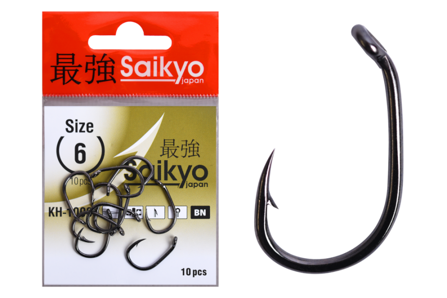 Крючки Saikyo KH-10098 Clever Carp BN №6 (10 шт.)
