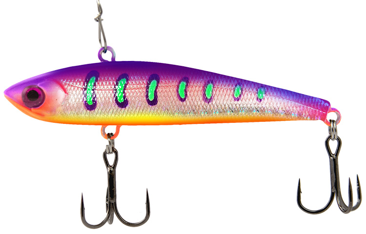 Виб ECOPRO Sharkey 75мм 20г 008-Night Seamark