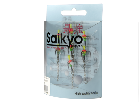 Тройник-капля ECOPRO с хвостиком и цепочкой (Saikyo)