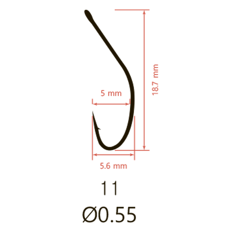 Крючки Saikyo KH-10074 Akita Kitsune 