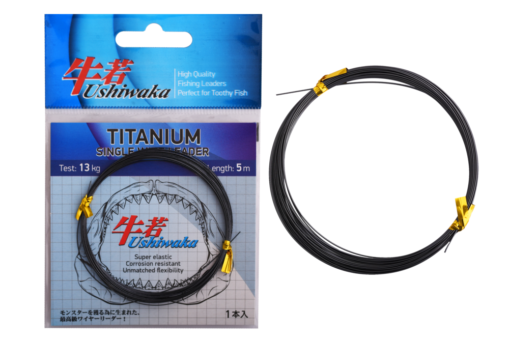 Поводковый материал Ushiwaka Titanium Single Wire Leader 