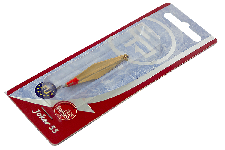 Блесна вертикальная ECOPRO Joker,  70мм, 11г,  G, Двойник