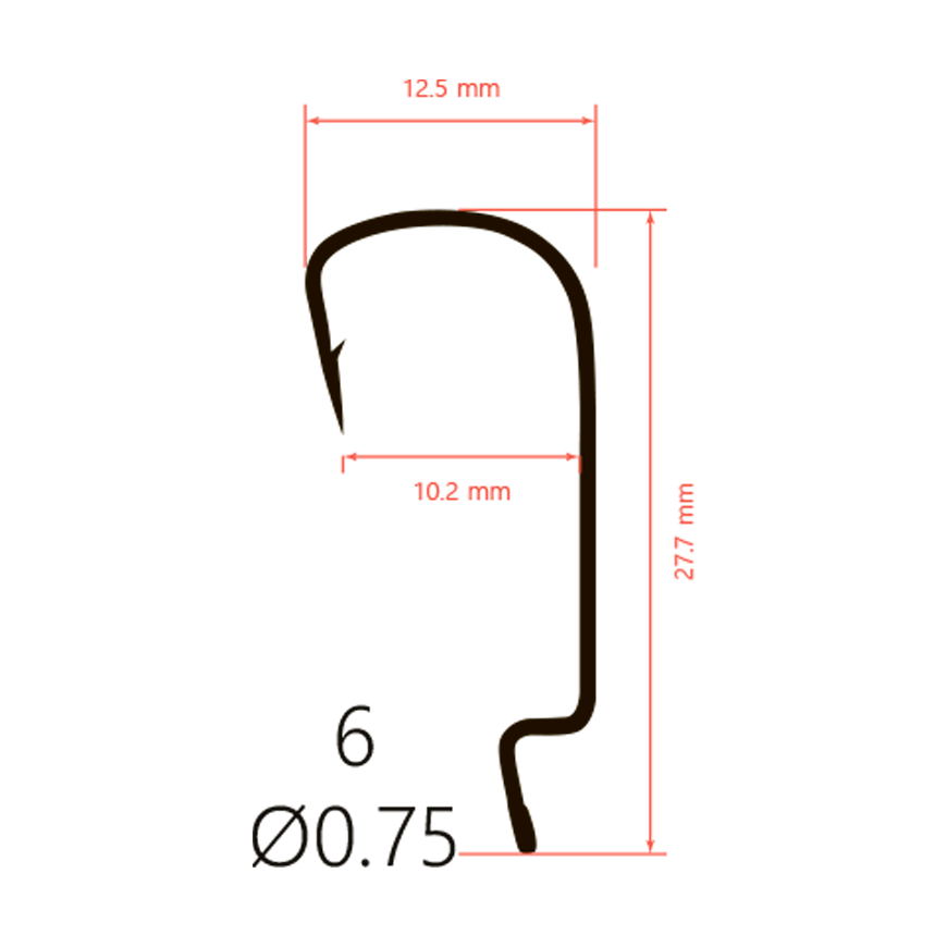 Крючки офсетные Saikyo BS-3324 Offset Hook