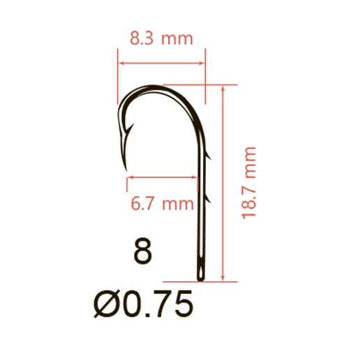 Крючки Saikyo KH-11014 Bait Holder