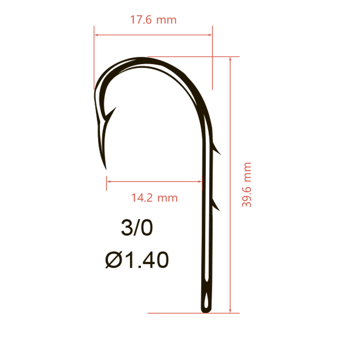 Крючки Saikyo KH-11014 Bait Holder