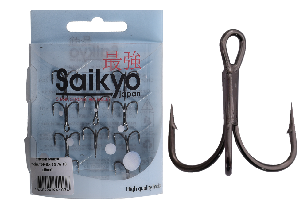 Крючки тройные Saikyo 7046 2X
