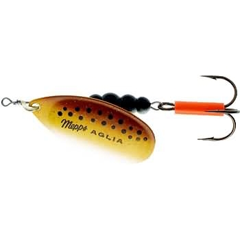 Блесна вращ. Mepps AGLIA FLUO, Micropigments Trout, 5, Brown
