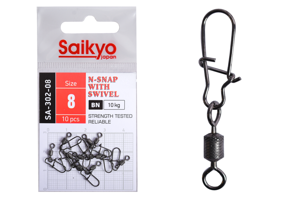 Вертлюг с застежкой Saikyo SA-302