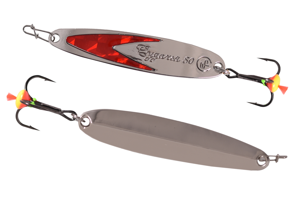 Блесна вертикальная ECOPRO Судачья + красный флекс