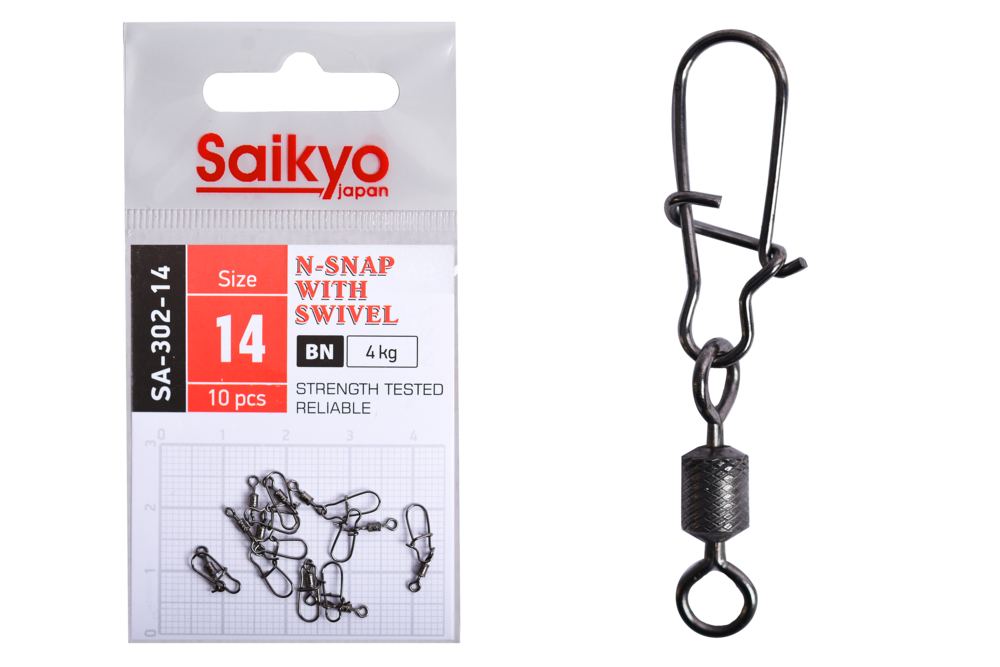 Вертлюг с застежкой Saikyo SA-302