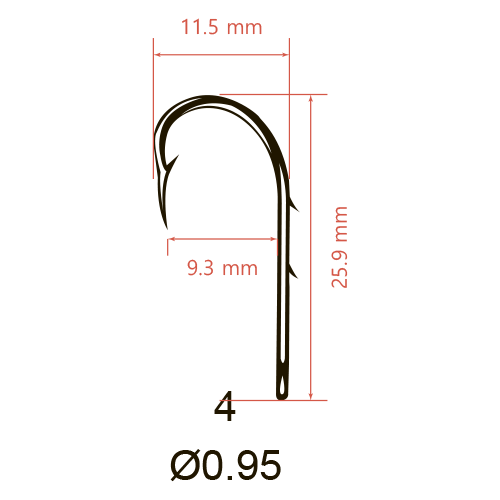 Крючки Saikyo KH-11014 Bait Holder