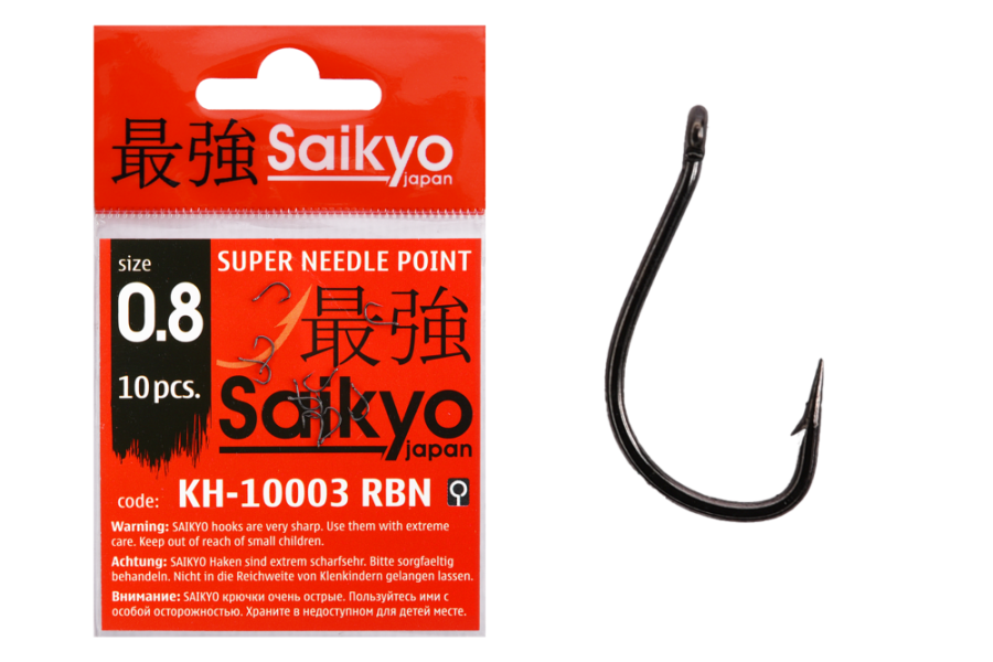 Крючки Saikyo KH-10003 Tanago BN № 0,8 (10шт)