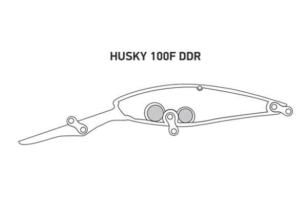 Воблер LureMax HUSKY 100F DDR-096 21 г. плавающий