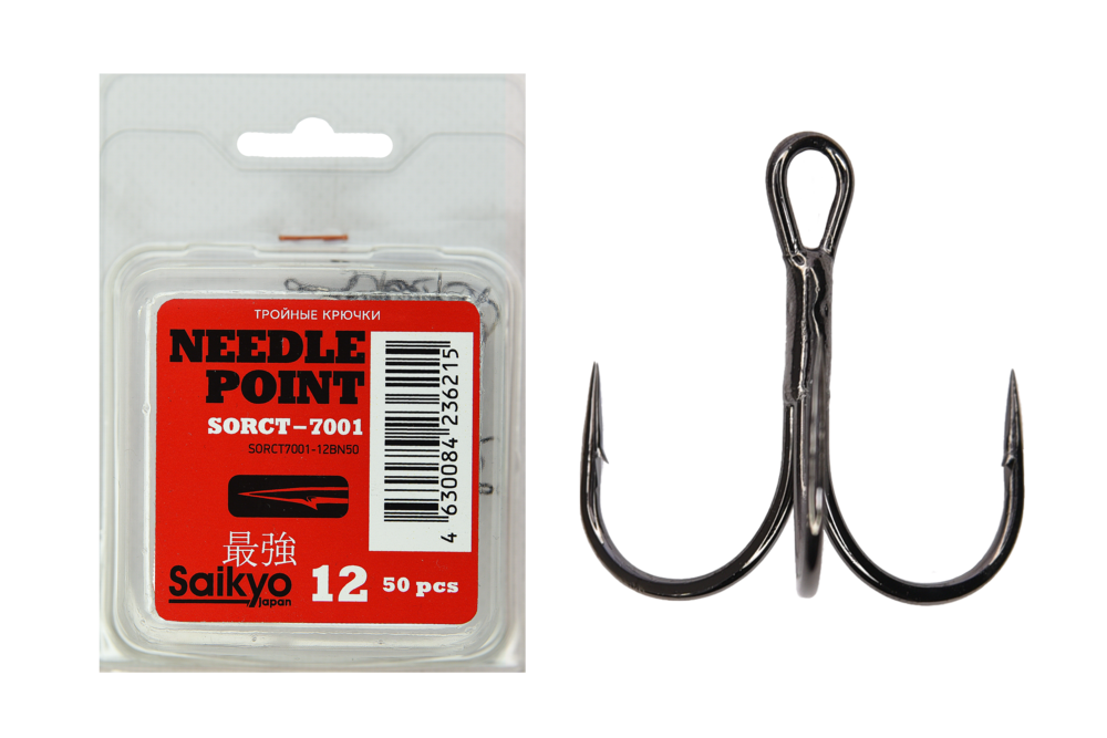 Крючки тройные Saikyo 7001