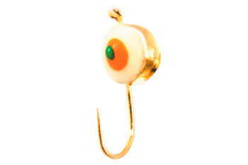 Мормышки ECOPRO DELUXE Полусфера с ушком эпоксид + фосфорный глаз