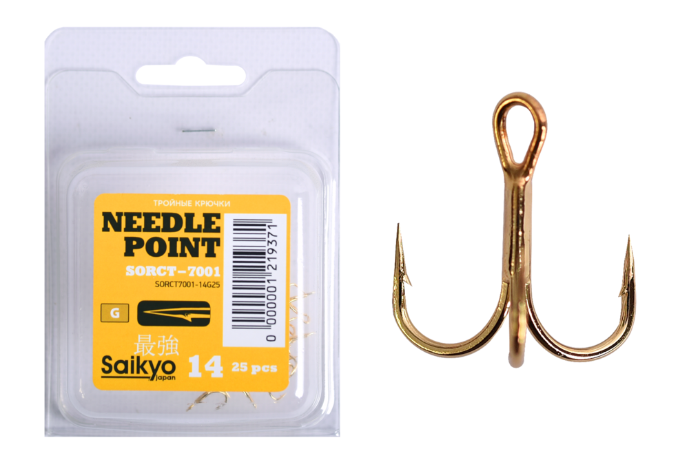 Крючки тройные Saikyo 7001