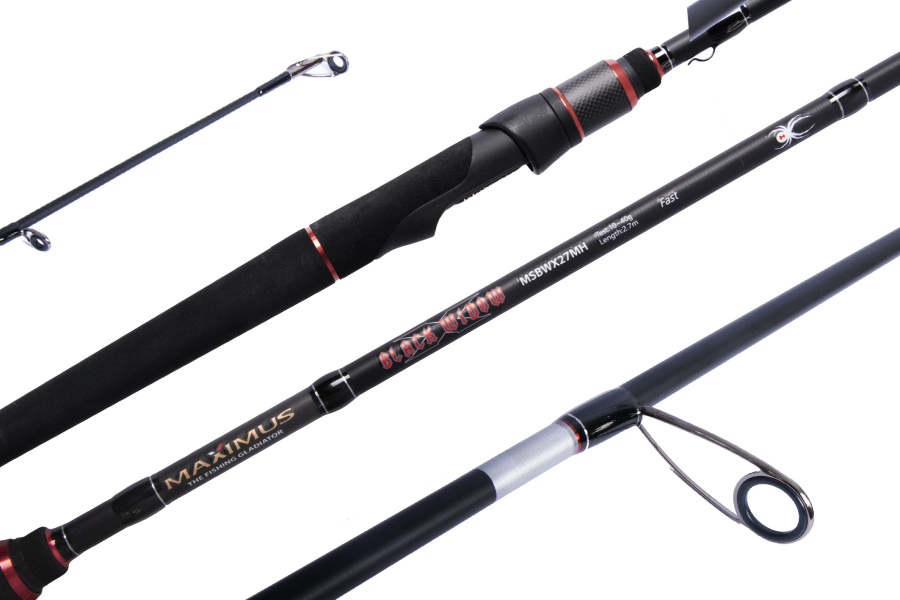 Удилище спин. Maximus BLACK WIDOW -X  24ML 2,4 m 7-25 g 8-18 lb