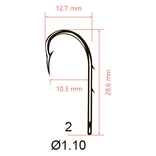 Крючки Saikyo KH-11014 Bait Holder