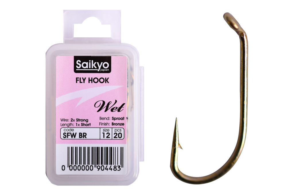 Крючки нахлыстовые Saikyo KH-72480 Wet