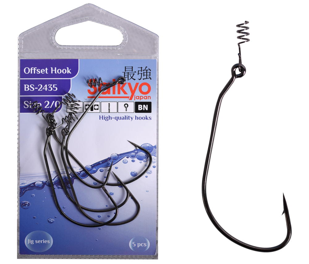 Крючки офсетные Saikyo BS-2435 Offset Hook