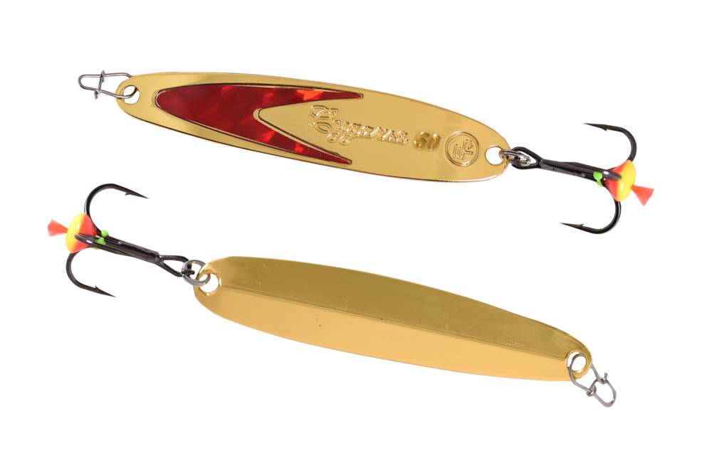 Блесна вертикальная ECOPRO Судачья + красный флекс