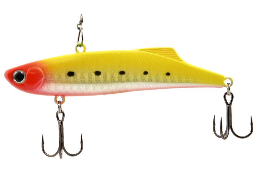 Виб ECOPRO Nemo Fin 90мм 28г 097 Yellow Clown