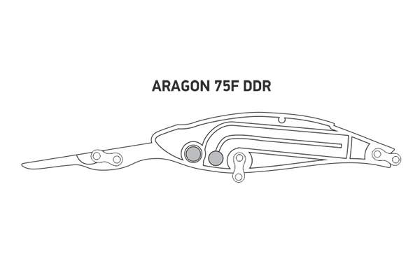 Воблер LureMax ARAGON 75F DDR-015 11 г. плавающий