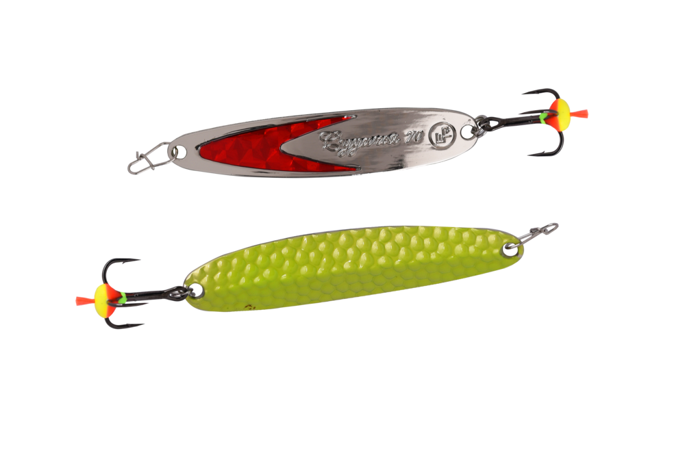 Блесна вертикальная ECOPRO Судачья + красный флекс