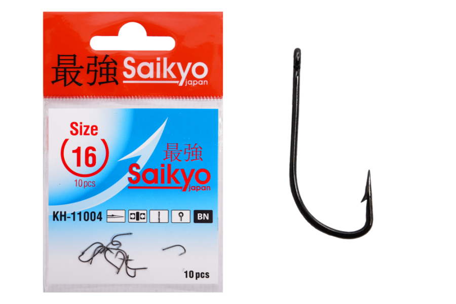Крючки Saikyo KH-11004 Crystal BN  №16 (10шт)